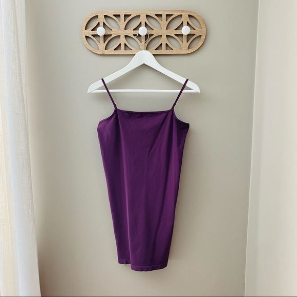 Free People Long Camisole Purple Sz M/L - Picture 1 of 7